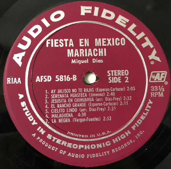 Mariachi Miguel Diaz, Richard Davis , Tequila Brass, The Ralph Robles Octet - Mexican Madness (3xLP, Comp, Box) (Very Good (VG)) - Image 4