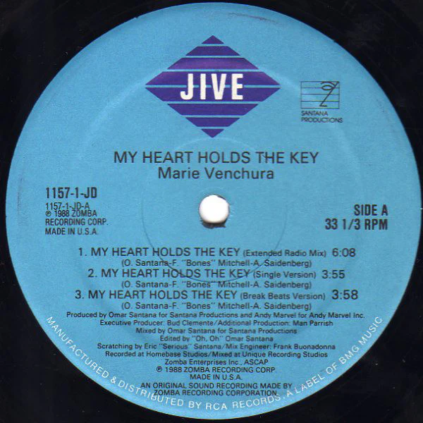 Marie Venchura - My Heart Holds The Key (12") (Very Good Plus (VG+)) - Image 2