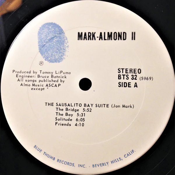 Mark-Almond - Mark-Almond II (LP, Album, Pit) (Very Good (VG)) - Image 3