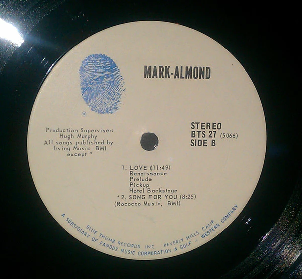 Mark-Almond - Mark-Almond (LP, Album) (Very Good Plus (VG+)) - Image 4