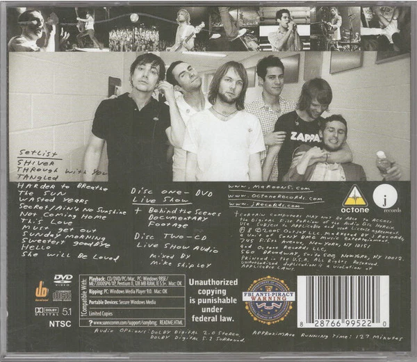 Maroon 5 - Live - Friday The 13th (DVD-V, Album, NTSC, Dol + CD, Album) (Very Good Plus (VG+)) - Image 2
