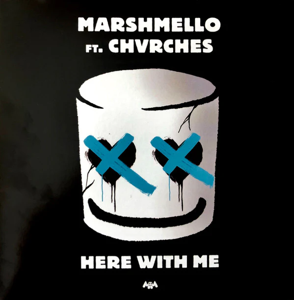Marshmello Ft. Chvrches - Here With Me (7", Ltd, Cle) (Mint (M))