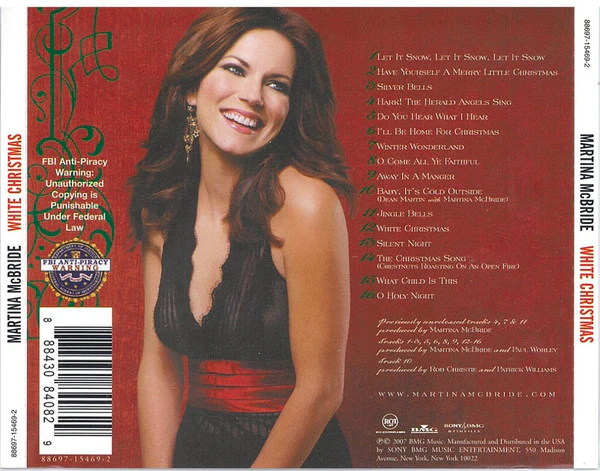 Martina McBride - White Christmas (CD, Album, RE) (Near Mint (NM or M-)) - Image 2