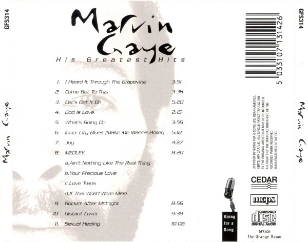 Marvin Gaye - His Greatest Hits (CD, Comp) (Near Mint (NM or M-)) - Image 2
