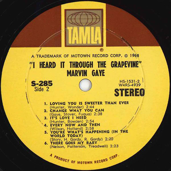 Marvin Gaye - I Heard It Through The Grapevine! (LP, Album, RE, Hol) (Very Good (VG)) - Image 4