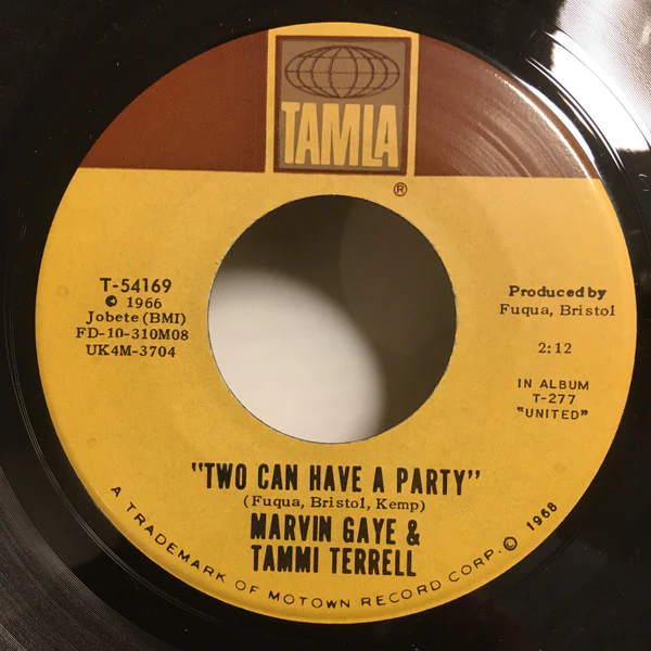 Marvin Gaye & Tammi Terrell - You're All I Need To Get By (7", Single, Roc) (Very Good Plus (VG+)) - Image 2