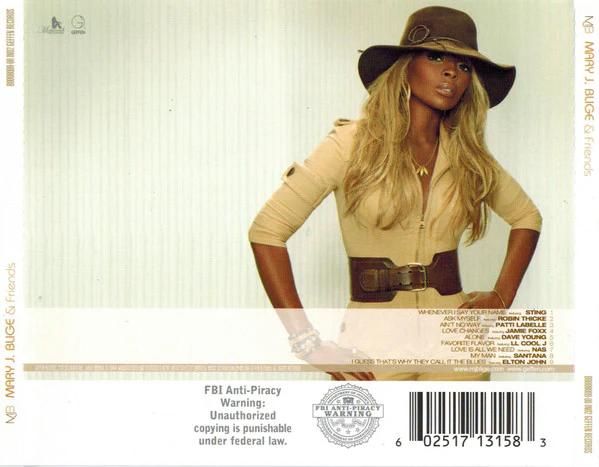 Mary J. Blige - Mary J. Blige & Friends (CD, Comp + DVD-V, NTSC) (Very Good Plus (VG+)) - Image 3