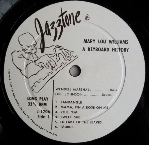 Mary Lou Williams - ... A Keyboard History (LP, Album, Mono) (Very Good Plus (VG+)) - Image 3