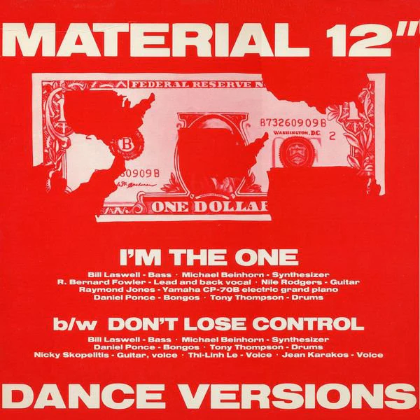 Material - I'm The One / Don't Lose Control (12", Promo) (Very Good (VG))