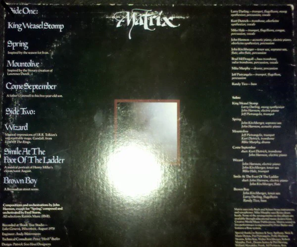 Matrix  - Wizard (LP, Album, Cap) (Near Mint (NM or M-)) - Image 2