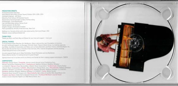 Matthew Whitaker - Now Hear This (CD, Album, Dig) (Mint (M)) - Image 2