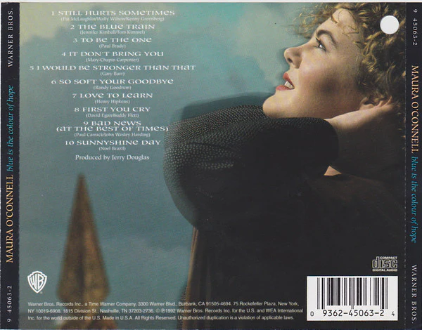 Maura O'Connell - Blue Is The Colour Of Hope (CD, Album) (Very Good Plus (VG+)) - Image 2