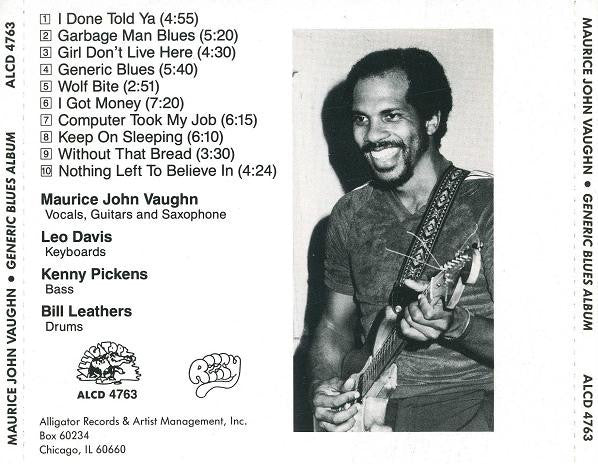Maurice John Vaughn - Generic Blues Album (CD) (Near Mint (NM or M-)) - Image 2