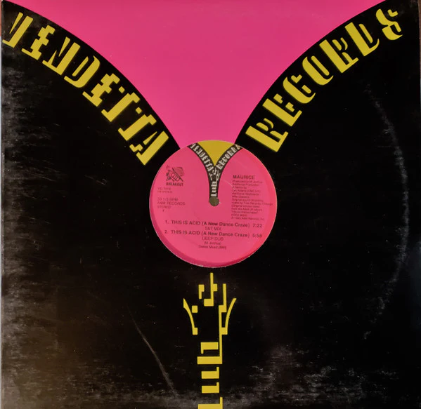 Maurice Joshua - This Is Acid (A New Dance Craze) (12") (Very Good Plus (VG+)) - Image 3