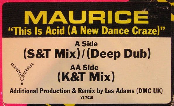 Maurice Joshua - This Is Acid (A New Dance Craze) (12") (Very Good Plus (VG+)) - Image 4