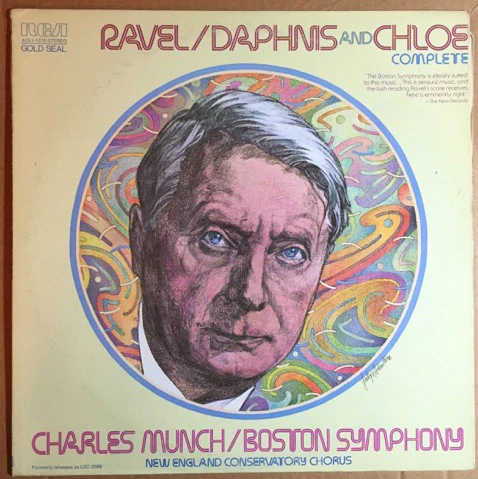 Maurice Ravel - Charles Munch, Boston Symphony Orchestra - Daphnis And Chloe Complete (LP) (Near Mint (NM or M-))