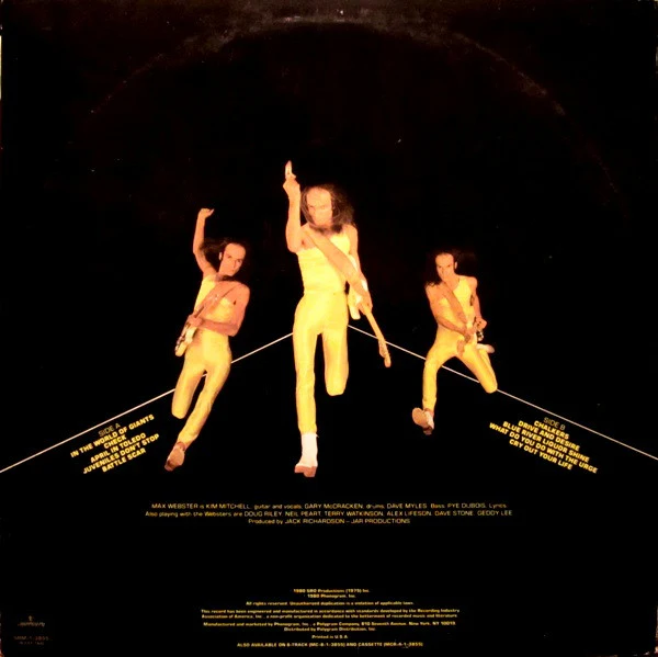 Max Webster - Universal Juveniles (LP, Album, 53 ) (Near Mint (NM or M-)) - Image 2