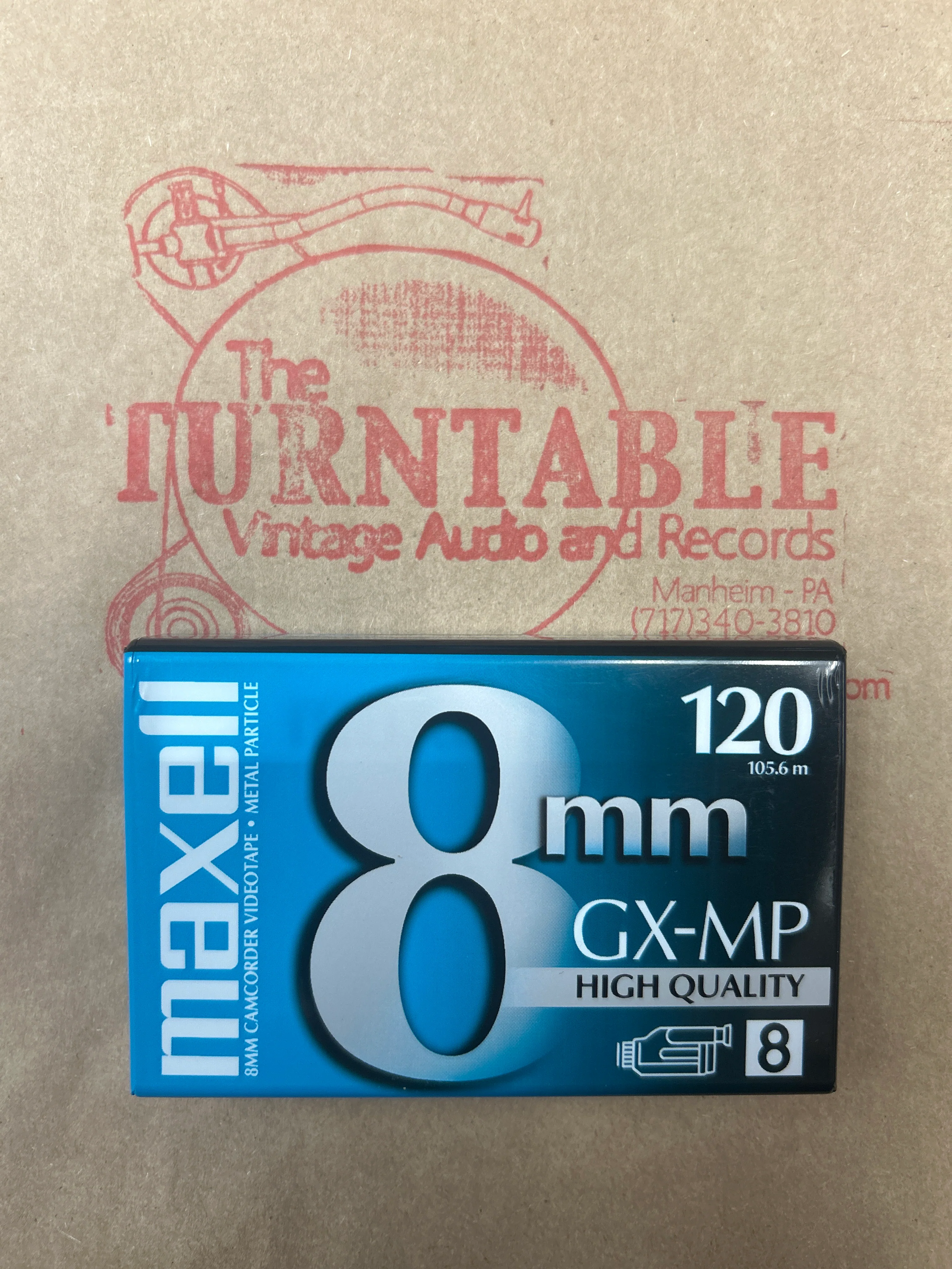 Maxell GX-MP 120 8mm Blank Videotape *NOS SEALED