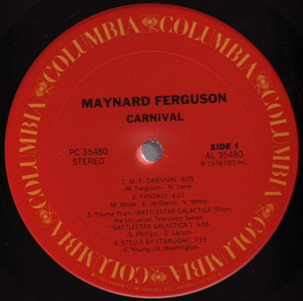 Maynard Ferguson - Carnival (LP, Album, Ter) (Very Good Plus (VG+)) - Image 4