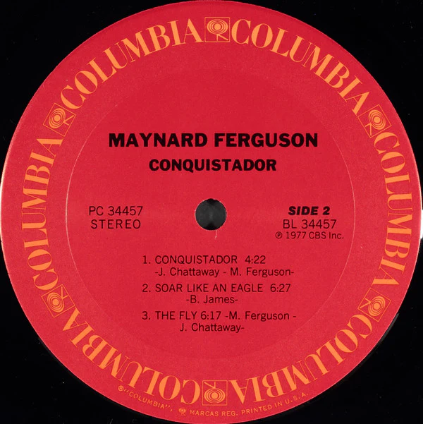 Maynard Ferguson - Conquistador (LP, Album, M/Print, Pit) (Very Good (VG)) - Image 4