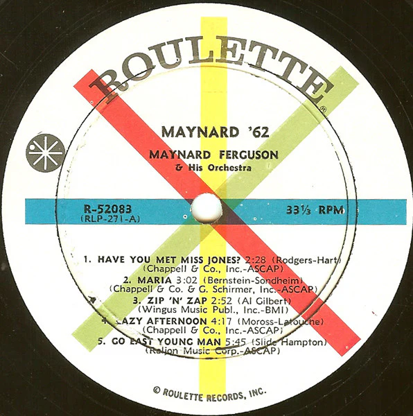 Maynard Ferguson & His Orchestra - Maynard '62 (LP, Album, Mono) (Very Good Plus (VG+)) - Image 3