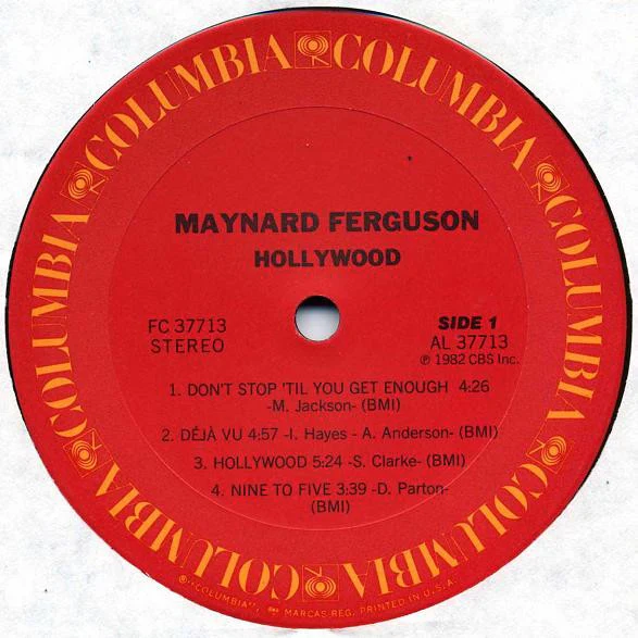 Maynard Ferguson - Hollywood (LP, Album) (Very Good Plus (VG+)) - Image 3