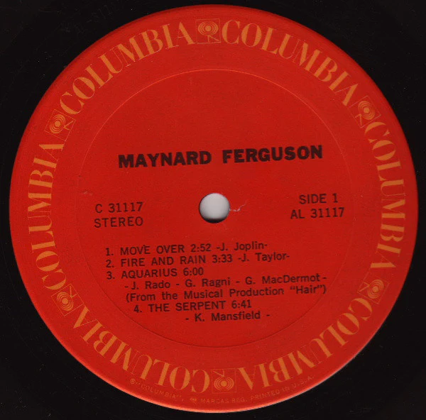 Maynard Ferguson - Maynard Ferguson (LP, Album) (Very Good Plus (VG+)) - Image 3