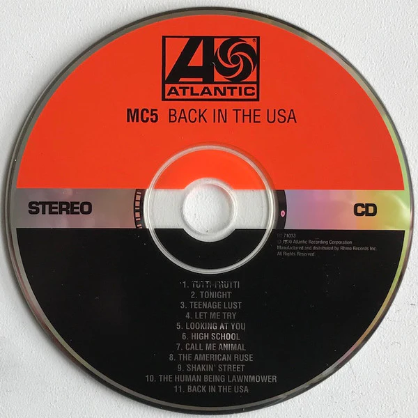 MC5 - Back In The USA (CD, Album, RE, RM) (Very Good Plus (VG+)) - Image 3