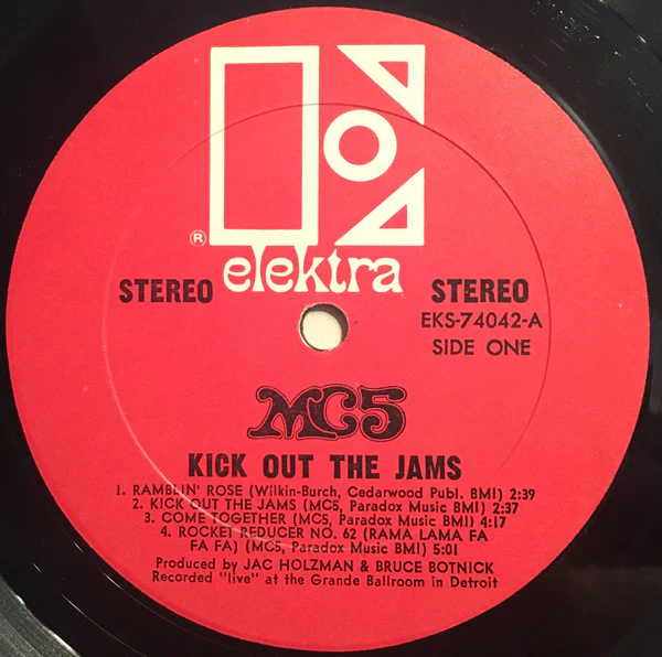 MC5 - Kick Out The Jams (LP, Album, RE, Cen) (Very Good (VG)) - Image 4