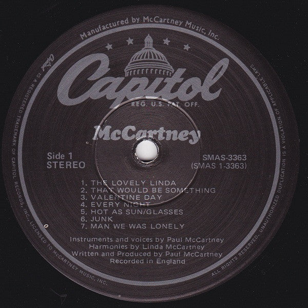 Paul McCartney - McCartney (LP, Album, RE, Win) (Very Good Plus (VG+)) - Image 4