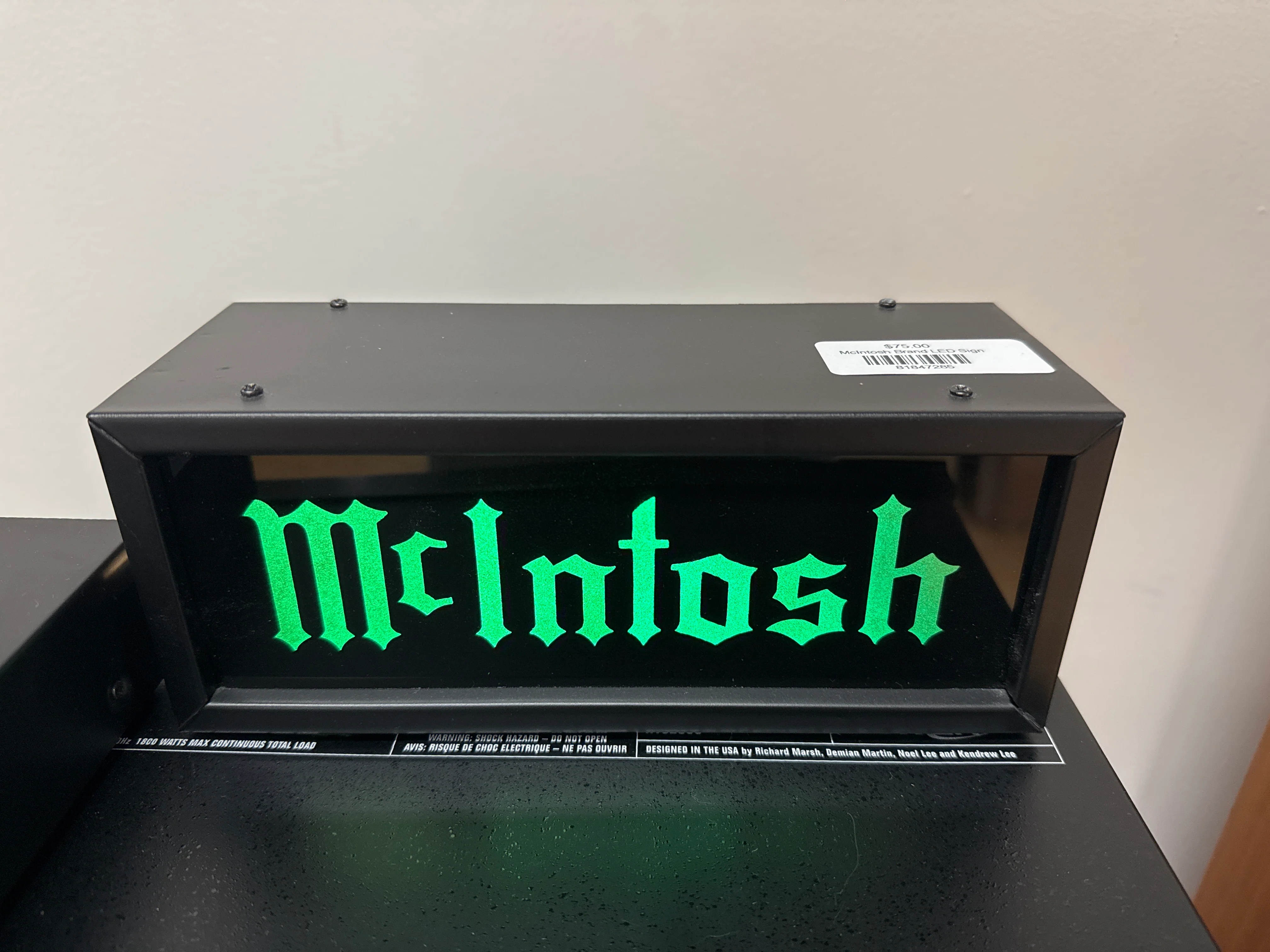 McIntosh Brand LED Sign