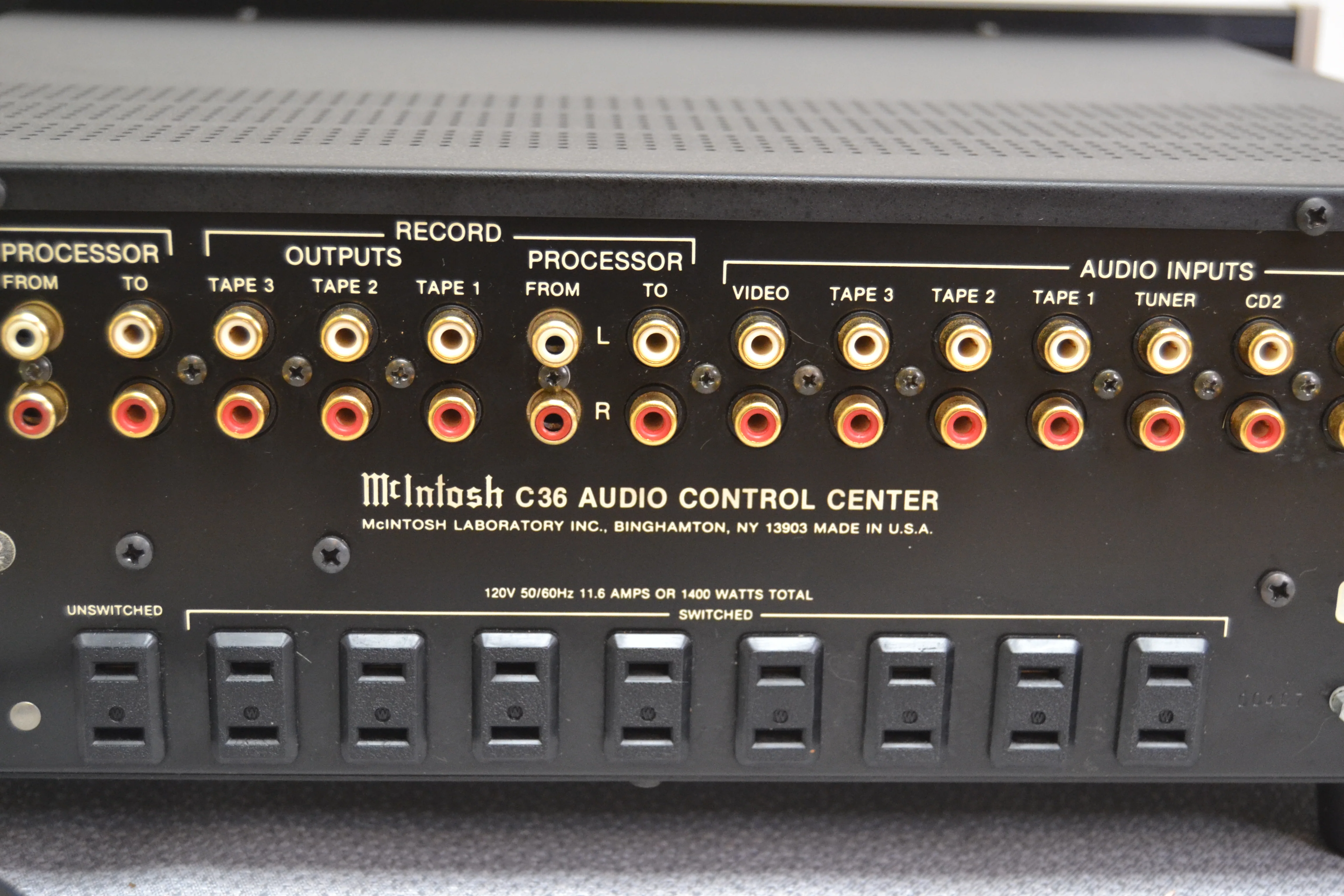 McIntosh C-36 Preamplifier * Audio Control Center * 1992 * Original Box * - Image 14