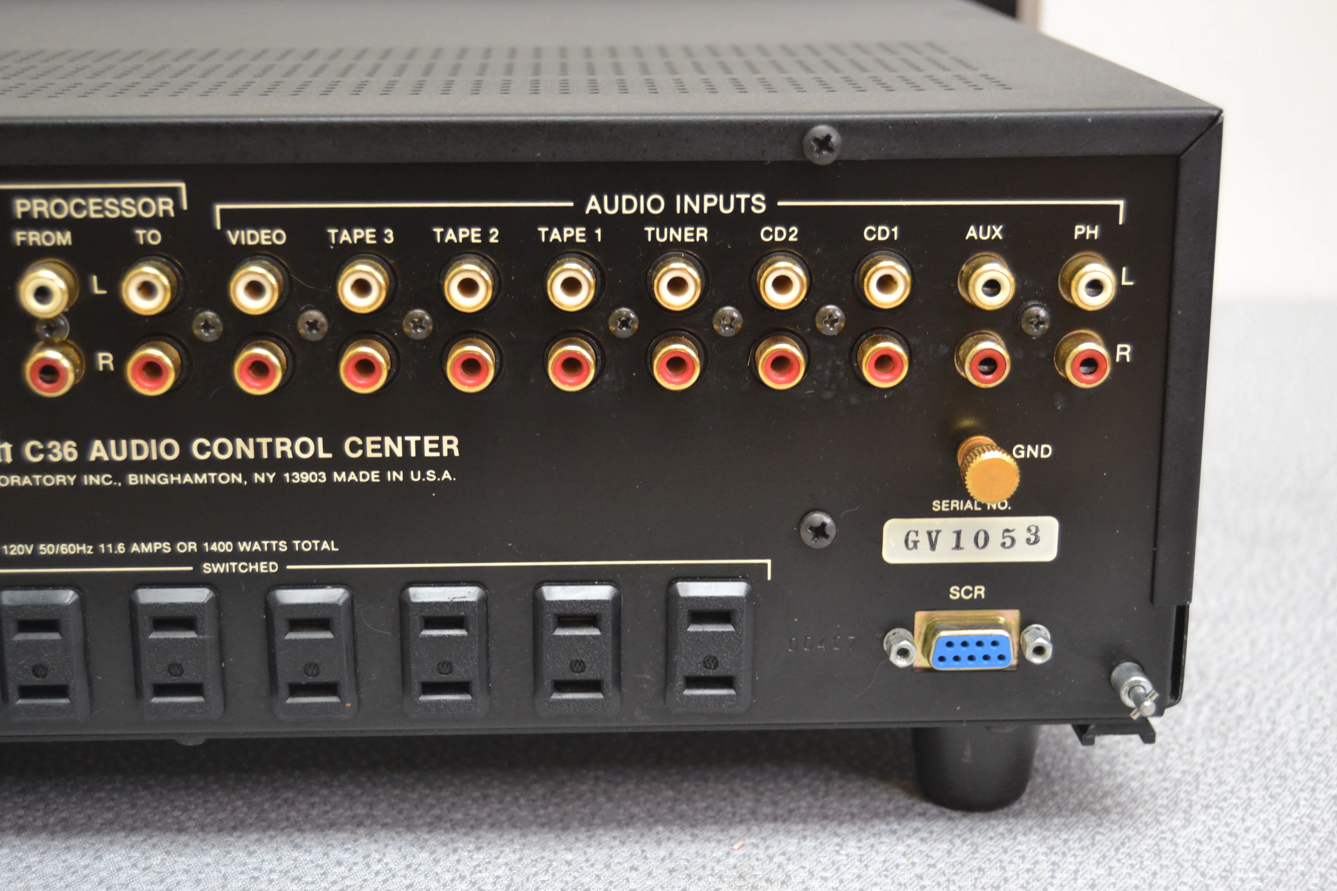 McIntosh C-36 Preamplifier * Audio Control Center * 1992 * Original Box * - Image 15