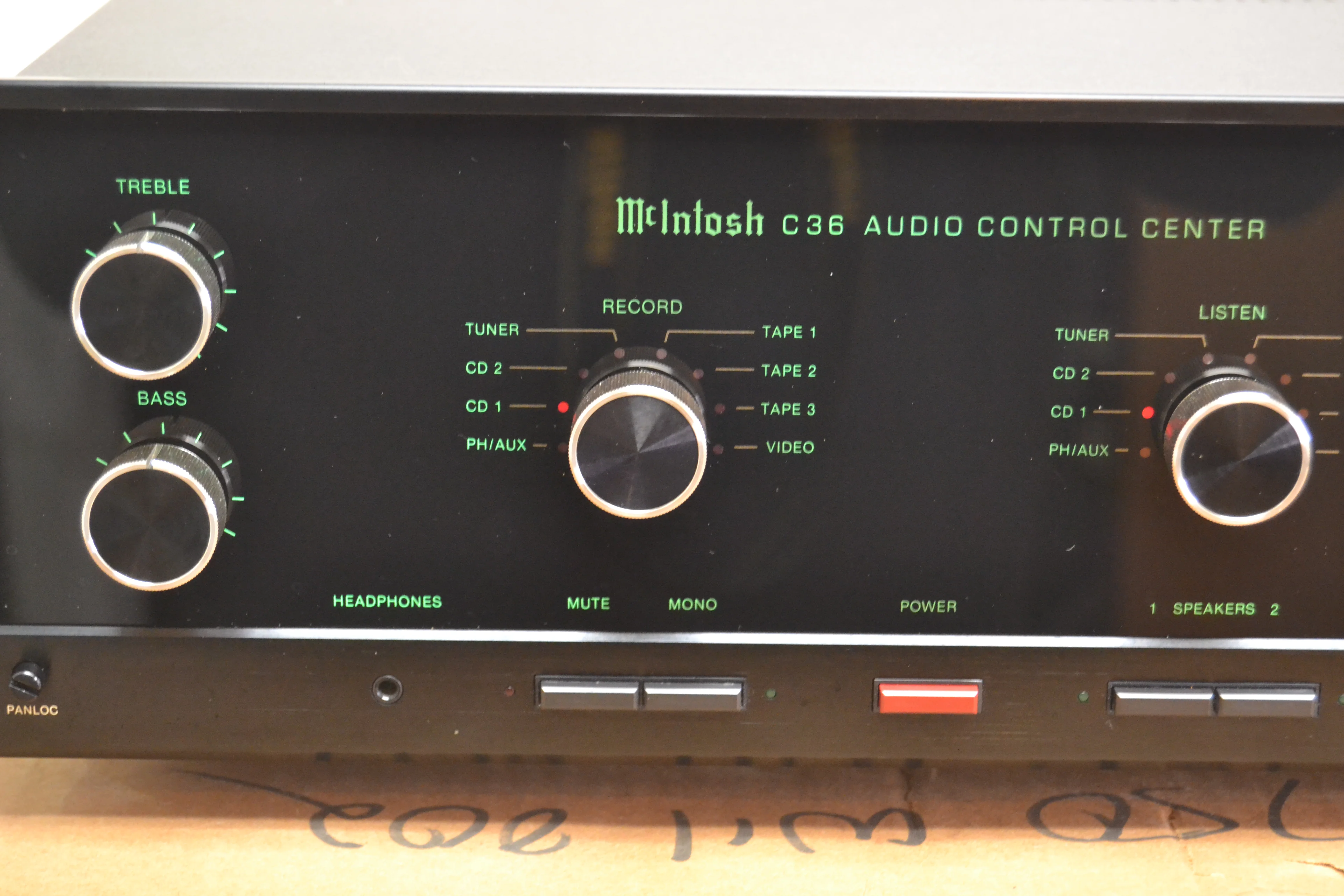 McIntosh C-36 Preamplifier * Audio Control Center * 1992 * Original Box * - Image 4