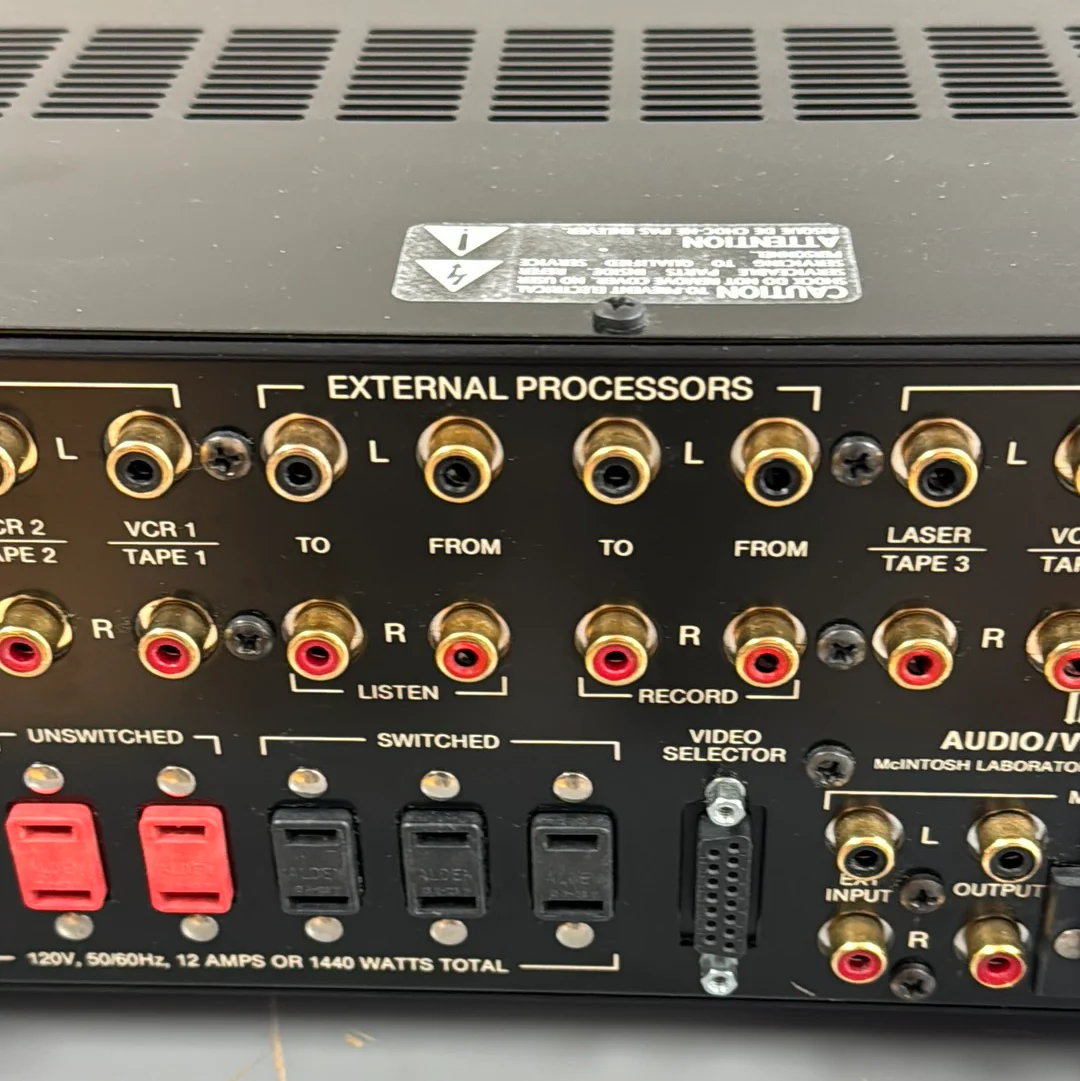 McIntosh C34V Stereo Preamplifier / Amplifier - Image 11