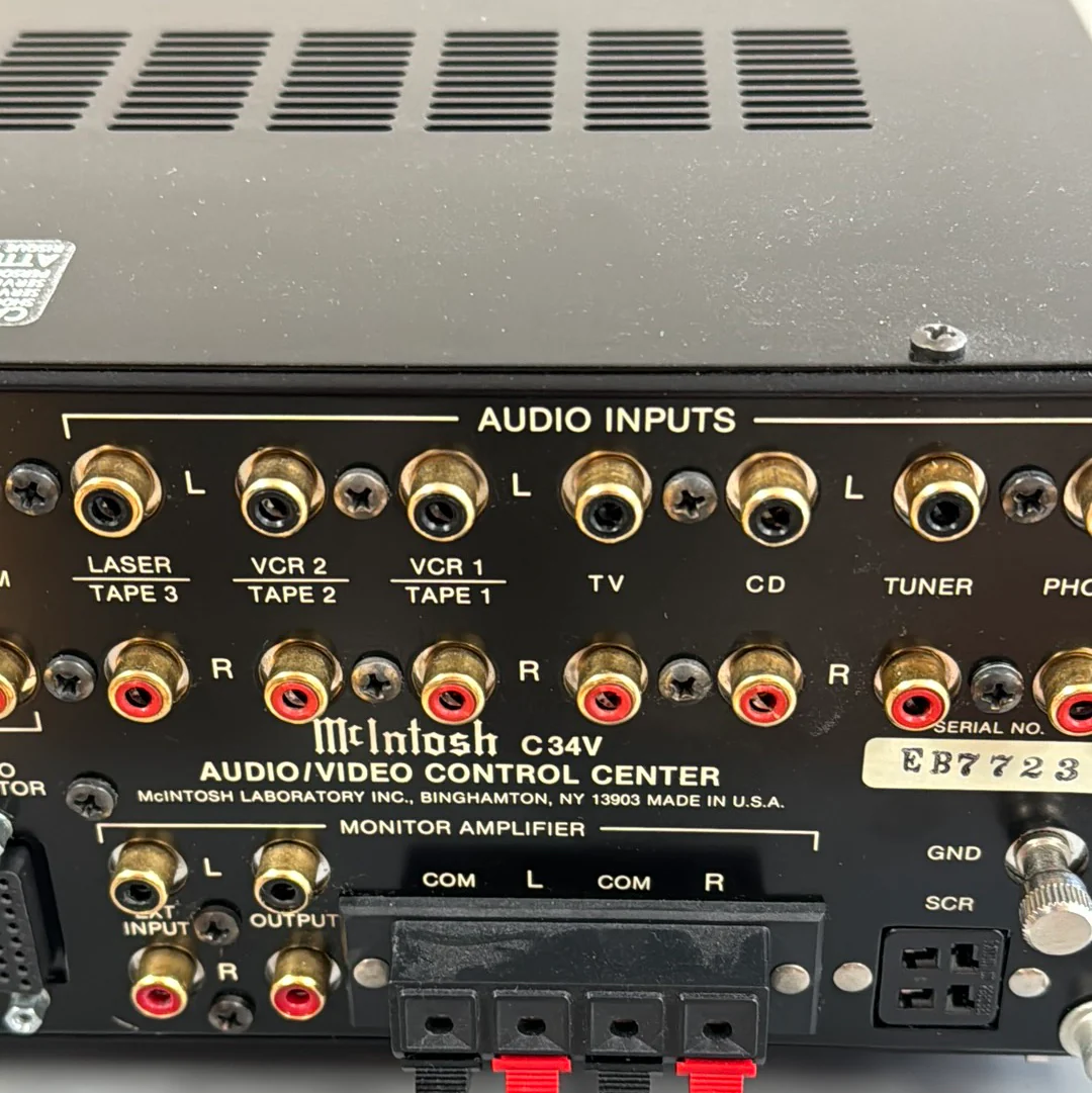 McIntosh C34V Stereo Preamplifier / Amplifier - Image 12