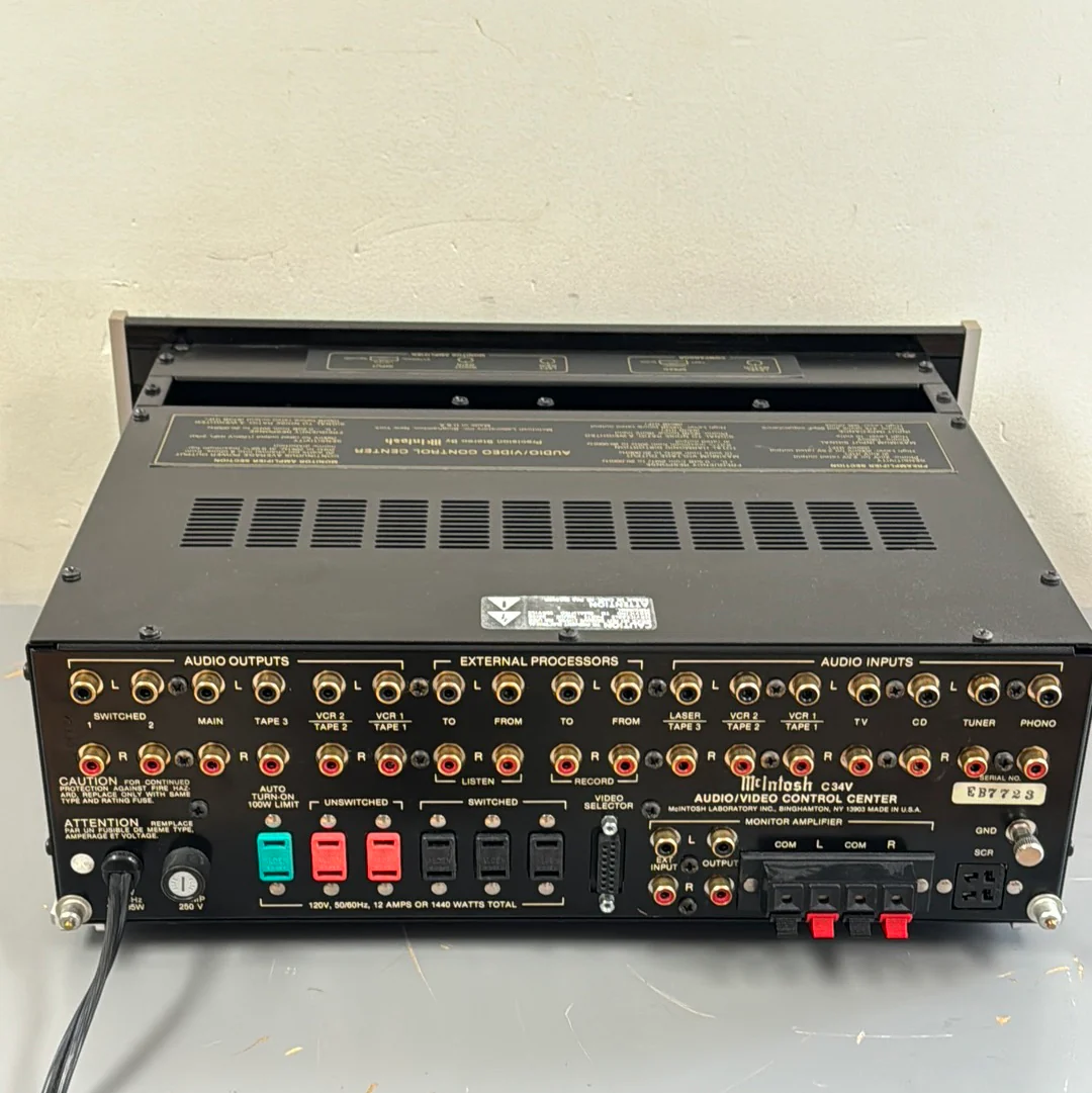 McIntosh C34V Stereo Preamplifier / Amplifier - Image 9