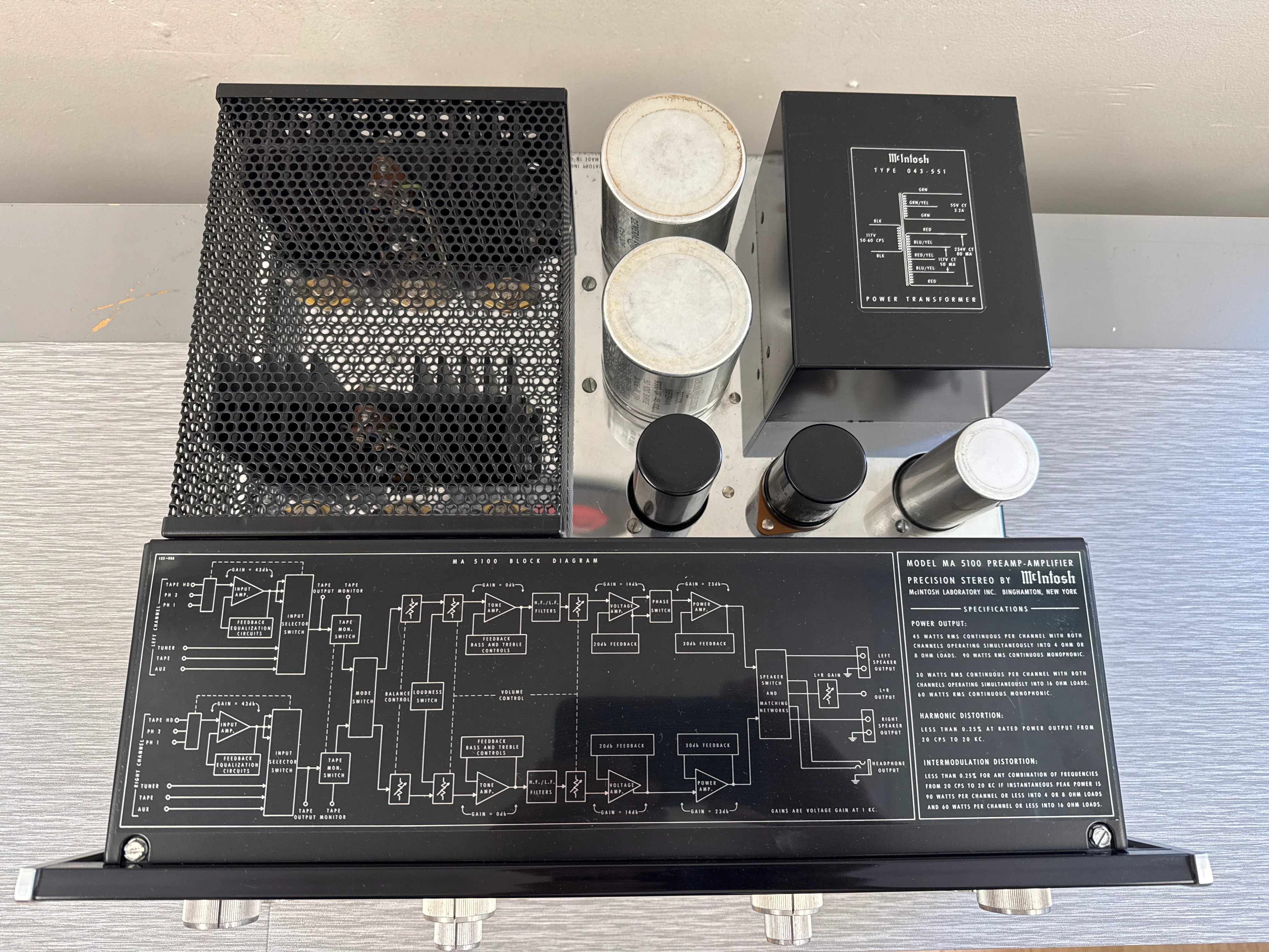 McIntosh MA-5100 Stereo Integrated Amplifier * Fully Serviced * $150 Flat USA Ship - Image 5