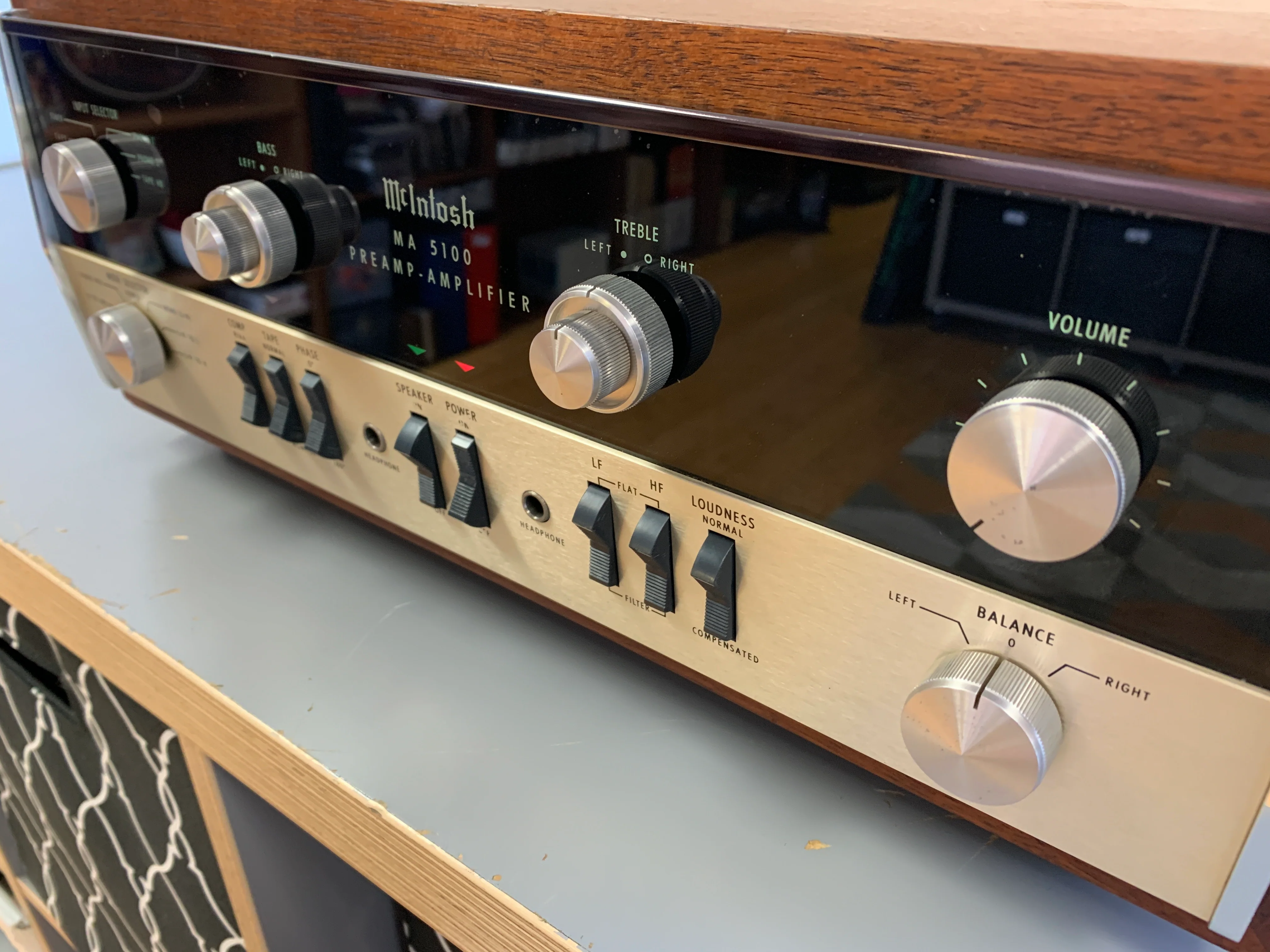McIntosh MA-5100 Stereo Integrated Amplifier * Original Wood Case - Image 12