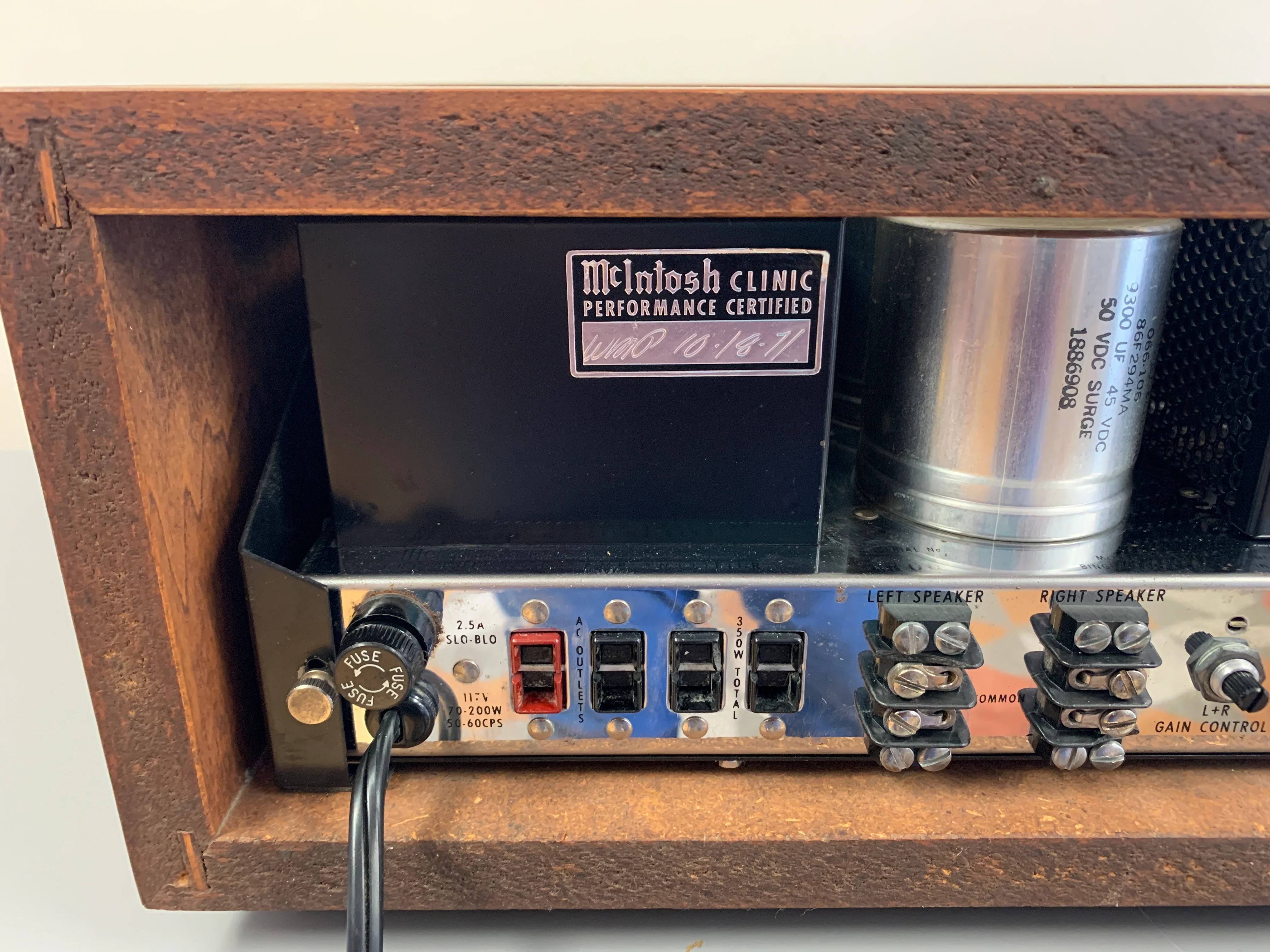 McIntosh MA-5100 Stereo Integrated Amplifier * Original Wood Case - Image 20