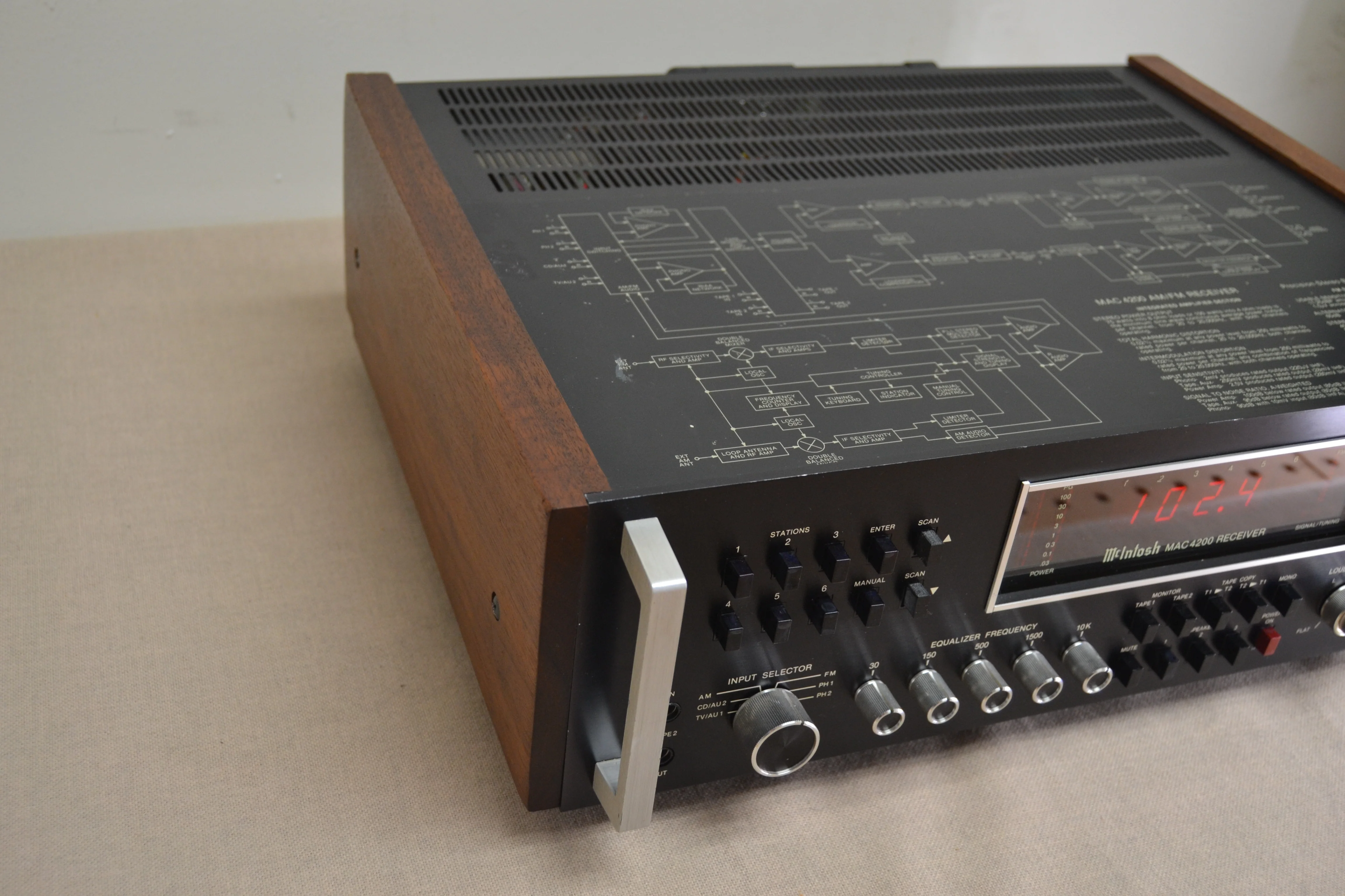 McIntosh MAC4200 Stereo Receiver * 75W RMS * Recapped and Rebuilt * 1986 - Image 9