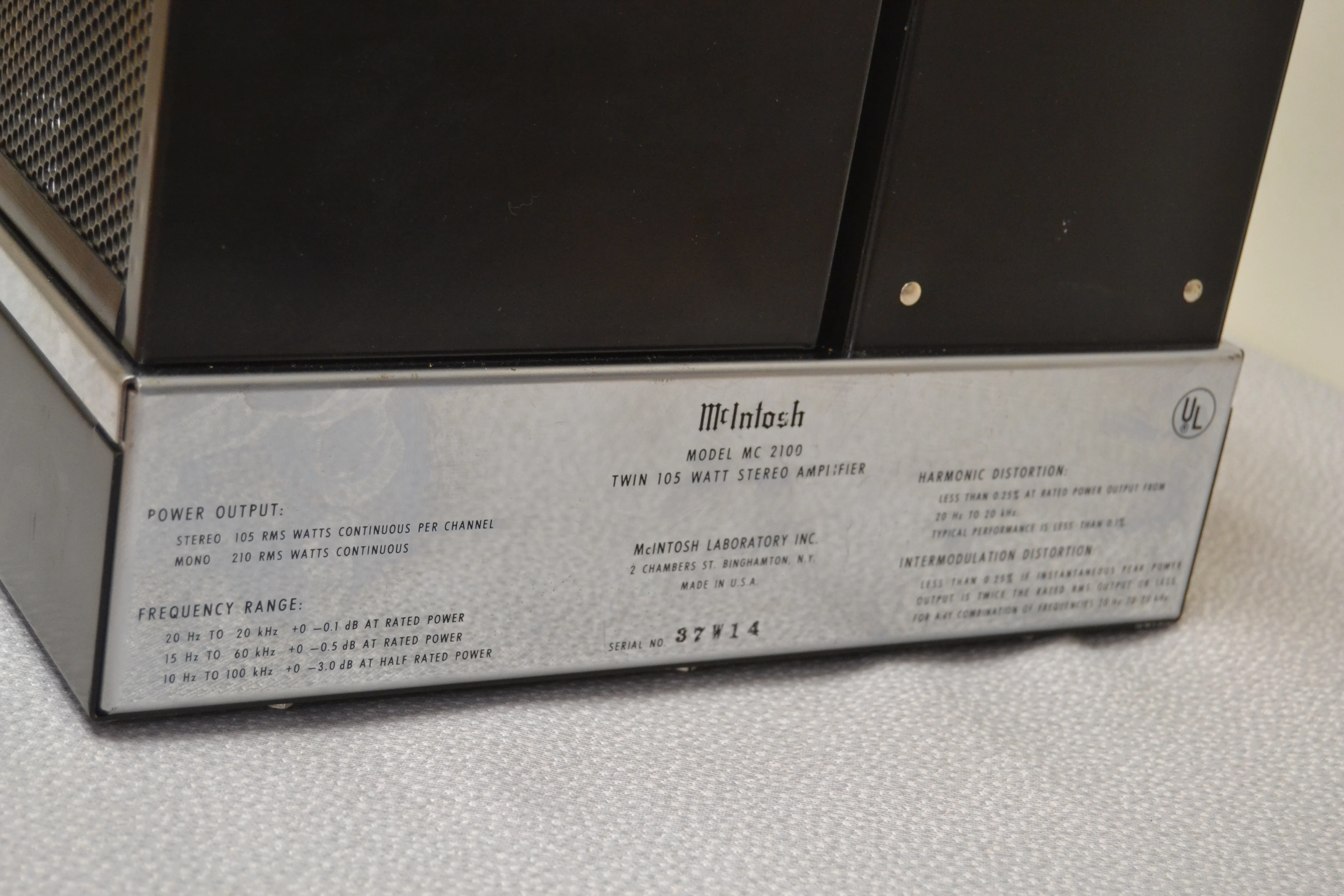 McIntosh MC2100 Stereo Power Amplifier (1970-75) * Bulletin Board Upgraded * 105W RMS * - Image 3
