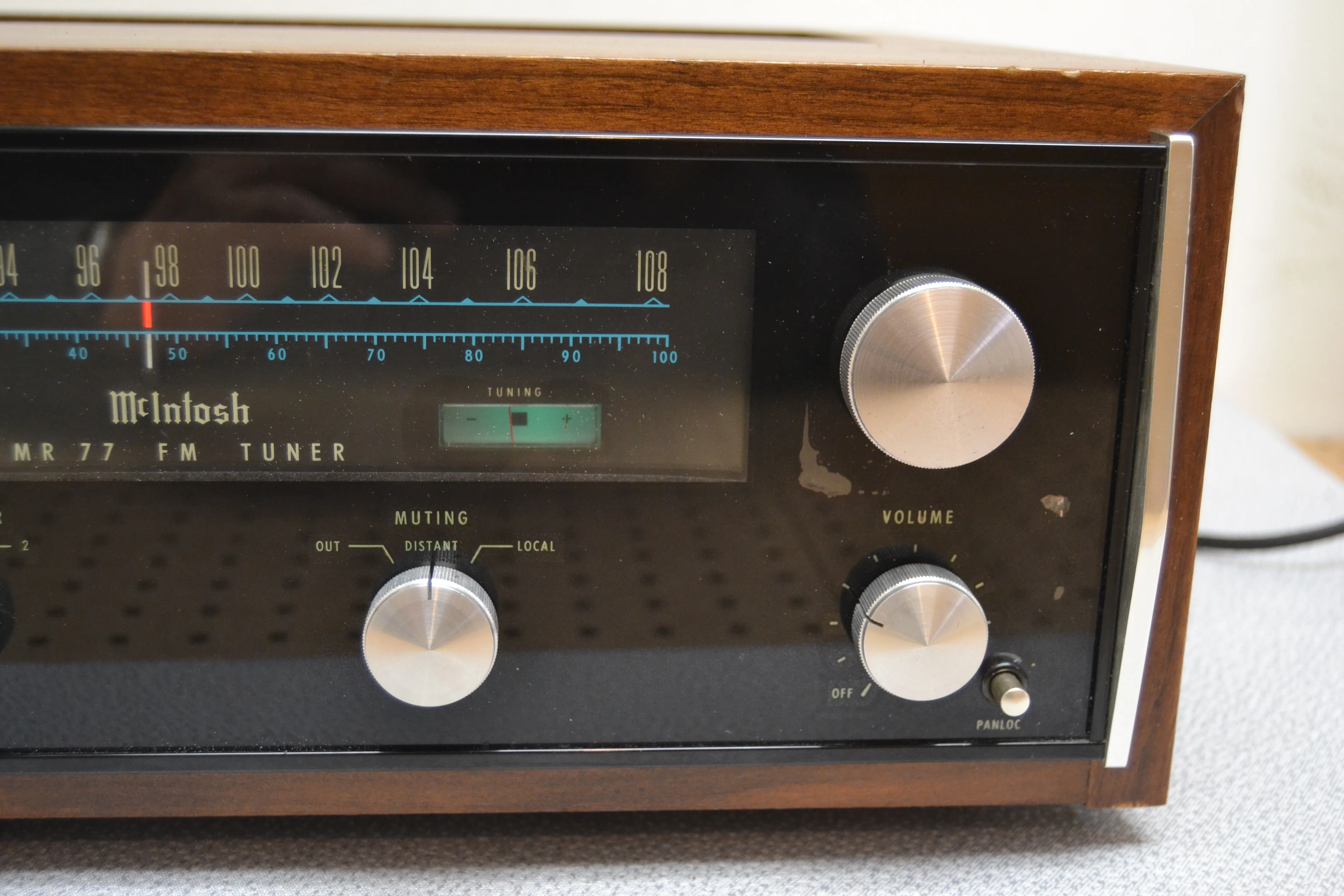 McIntosh MR-77 Stereo Tuner * 1972 * Original Wood Case - Image 4