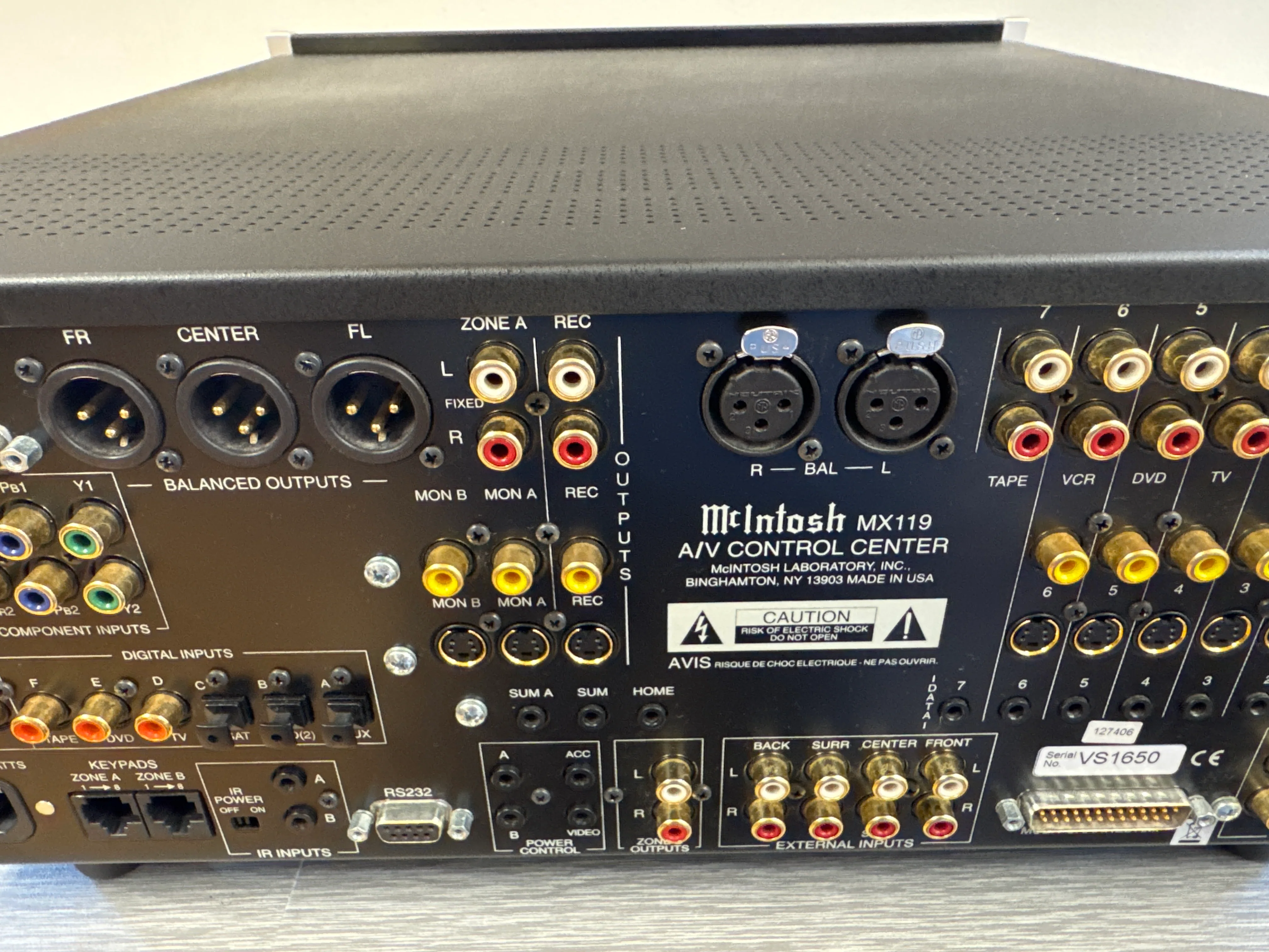 McIntosh MX-119 Stereo Preamplifier * Remote * Manual * Box * TM-1 Tuner Module - Image 10