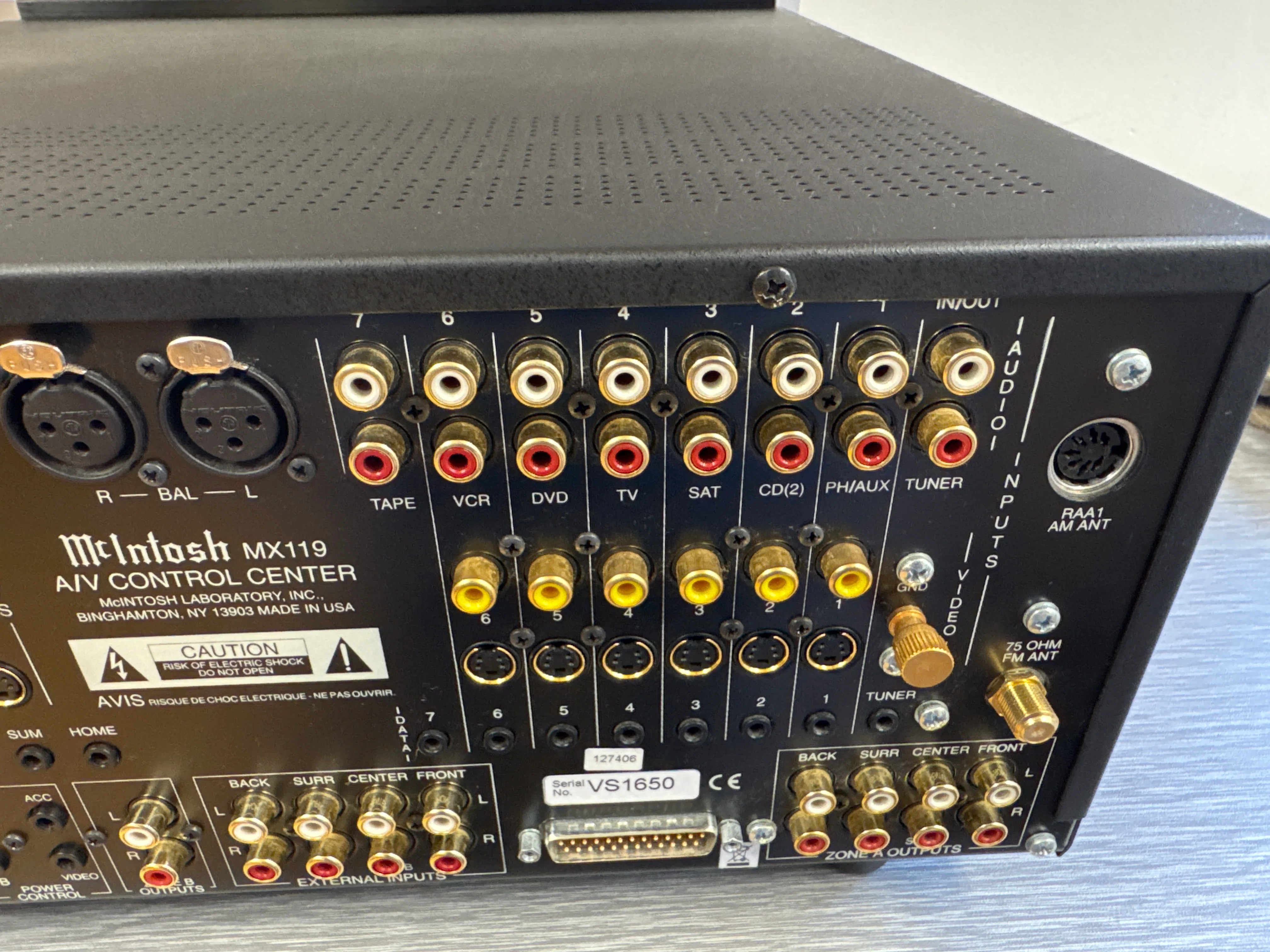 McIntosh MX-119 Stereo Preamplifier * Remote * Manual * Box * TM-1 Tuner Module - Image 11
