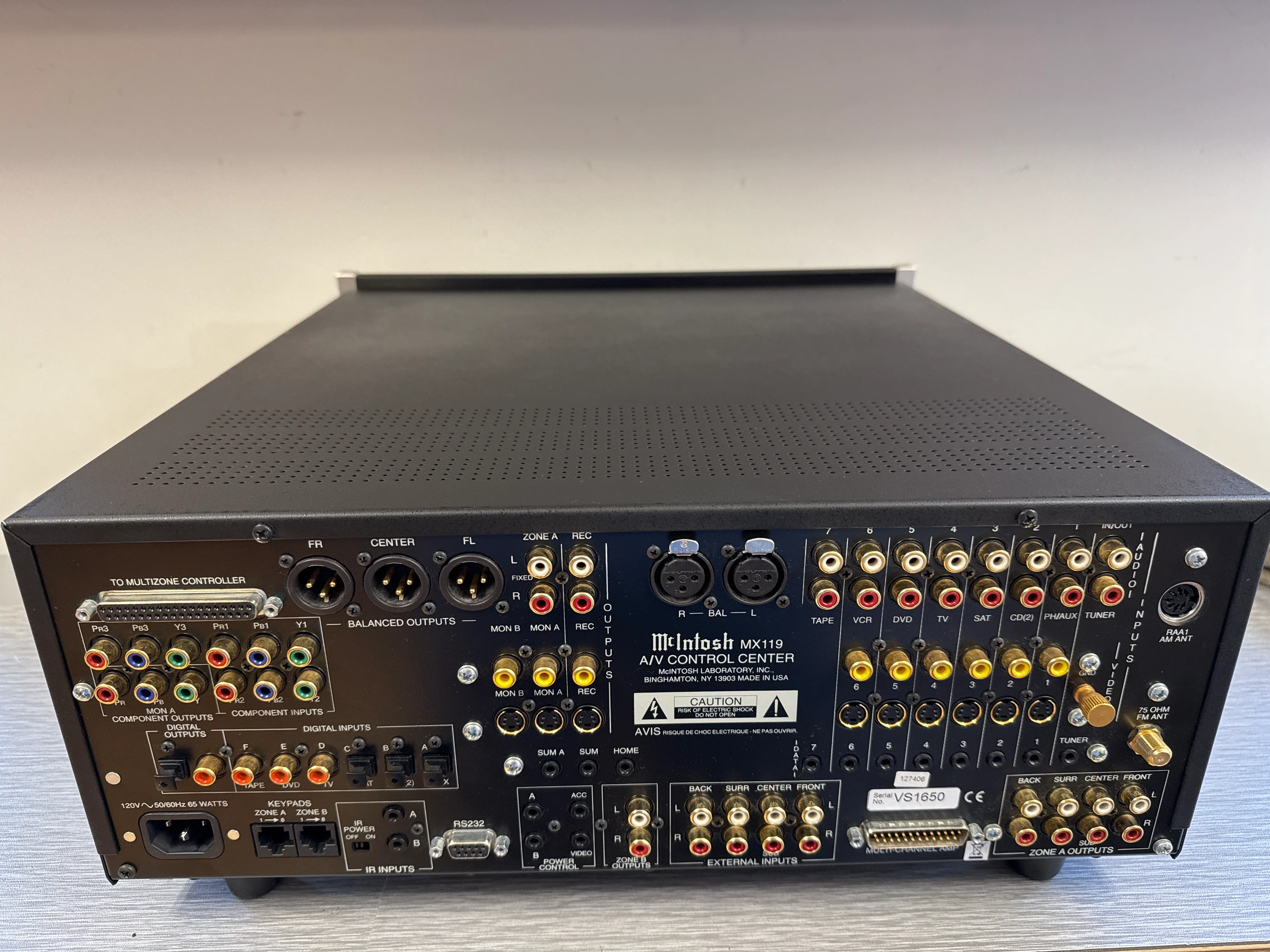 McIntosh MX-119 Stereo Preamplifier * Remote * Manual * Box * TM-1 Tuner Module - Image 8