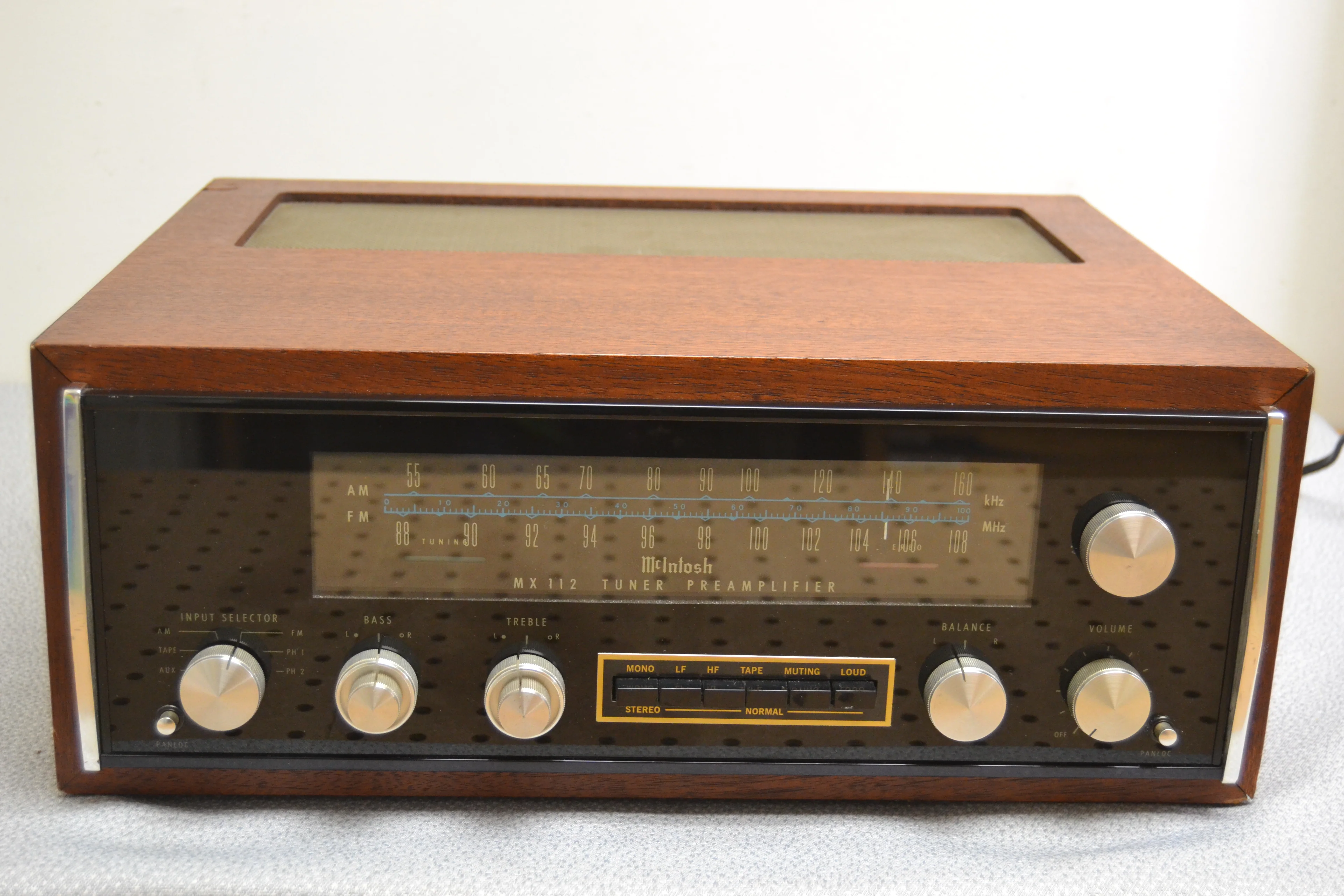 McIntosh MX112 Stereo Preamplifier and Tuner * Original Wood Case
