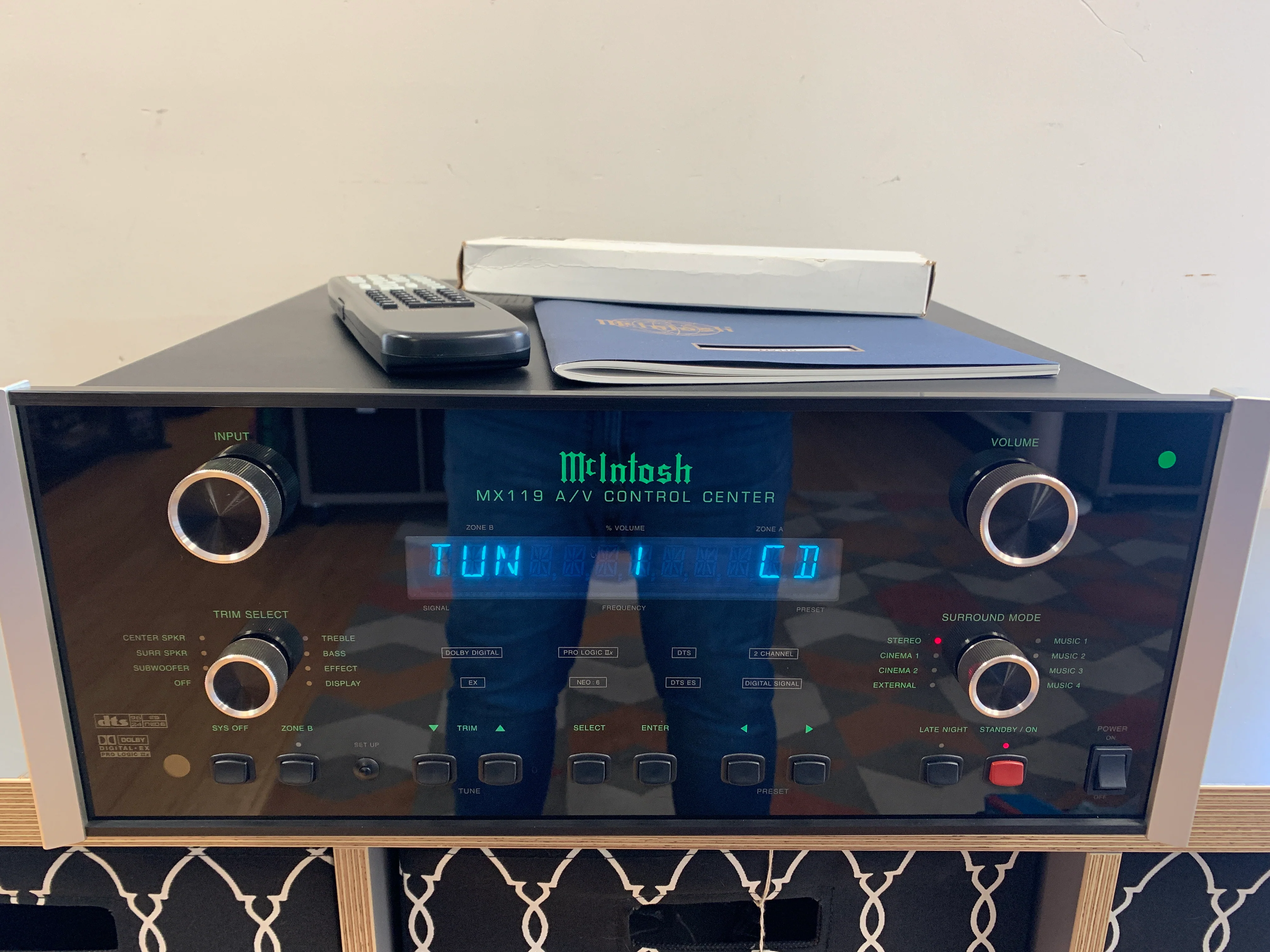 McIntosh MX119 Stereo Preamplifier * Tuner Board * Remote * Manual * Box * $100 USA Flat Shipping