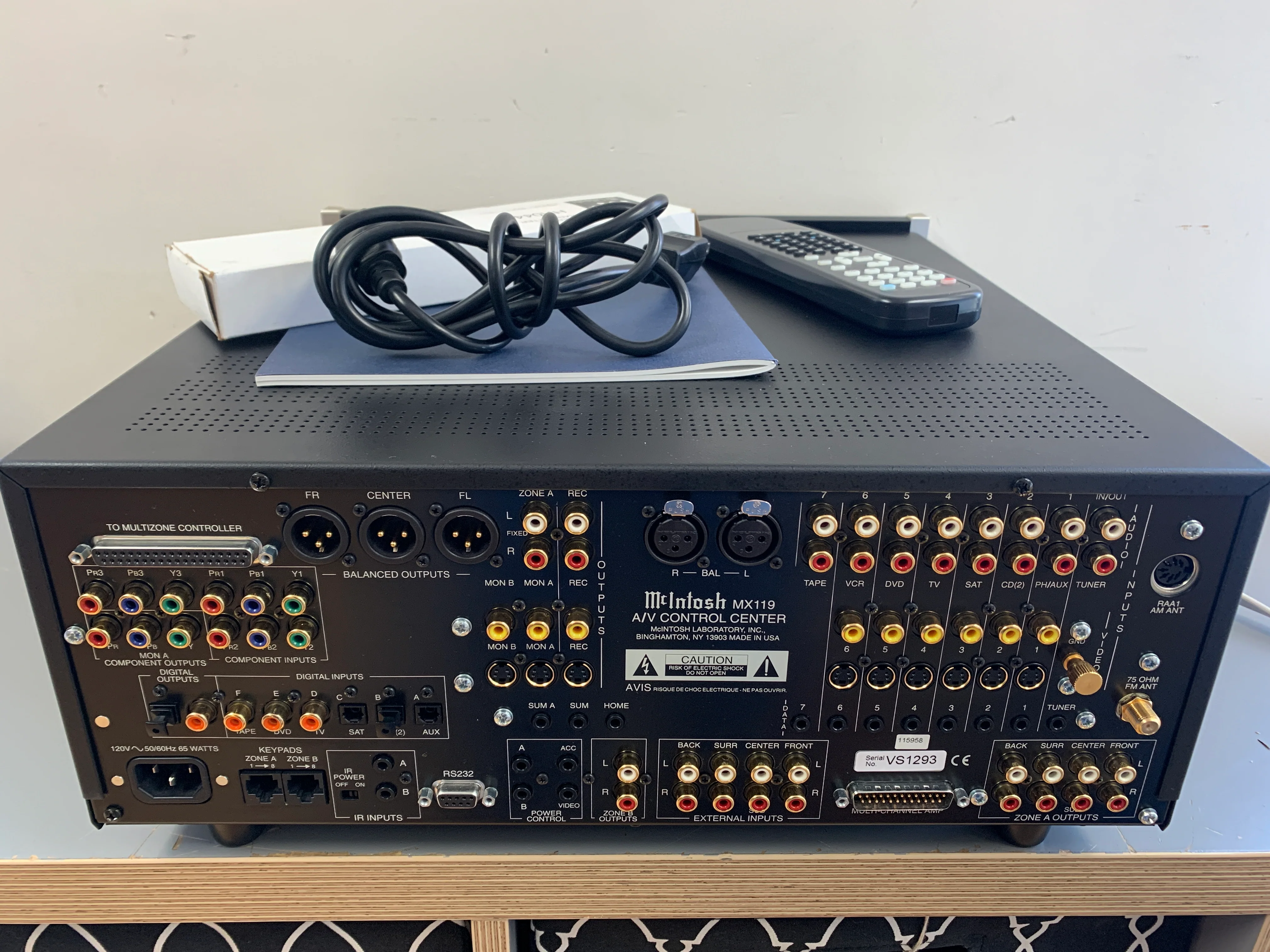 McIntosh MX119 Stereo Preamplifier * Tuner Board * Remote * Manual * Box * $100 USA Flat Shipping - Image 13