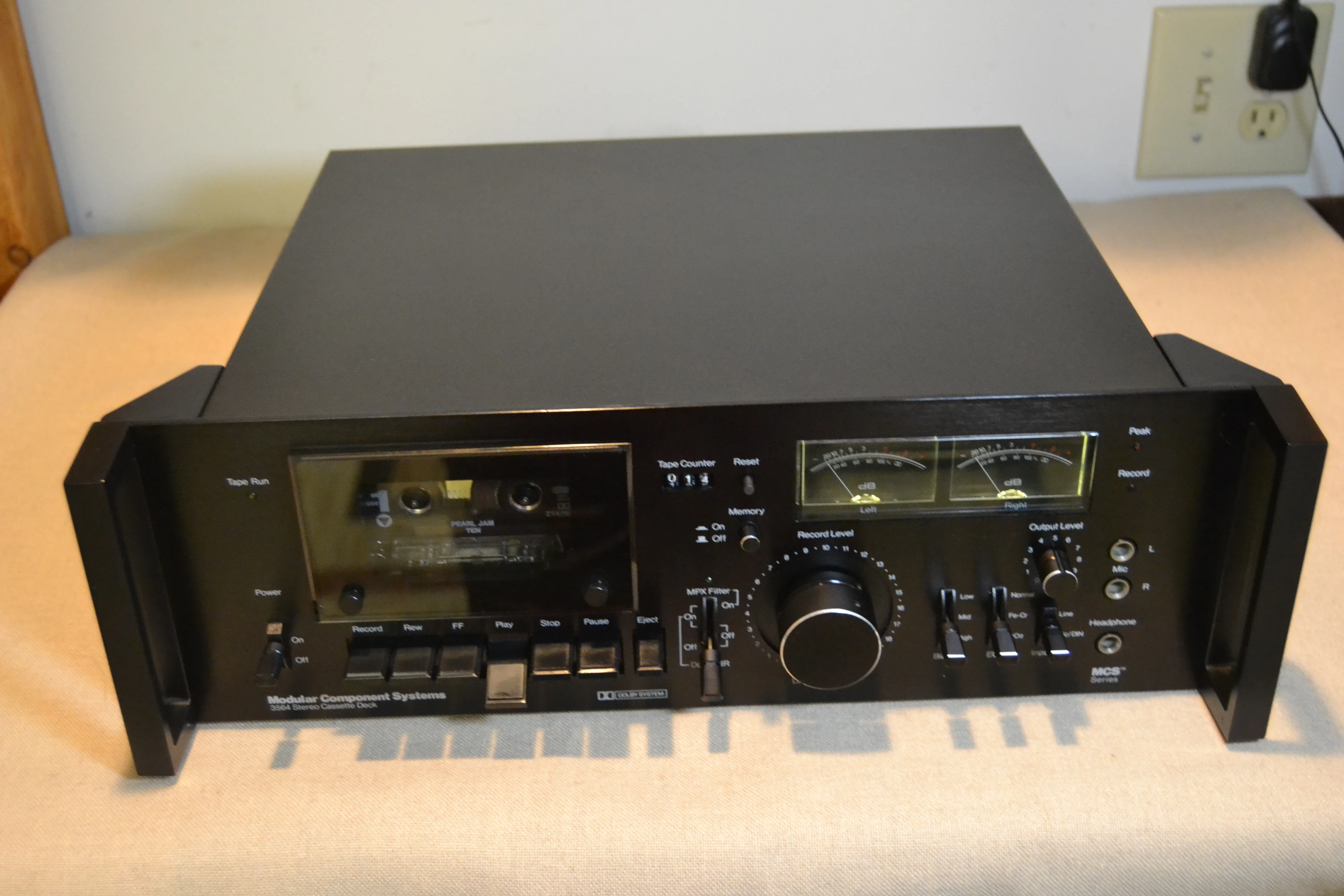 MCS 3564 Single Cassette Deck - Fully Serviced _ New Belts - Image 3